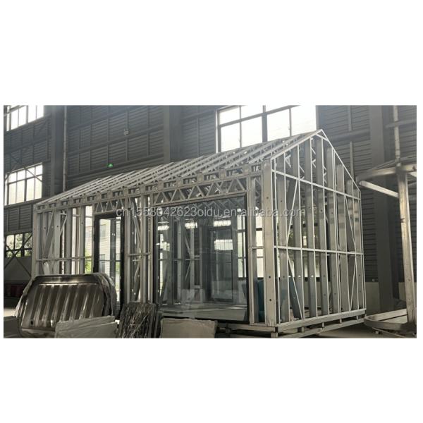 Detachable Wooden Mobile House with 50/75/100mm Wave Sandwich Panel Walls and Modern Design Style Loft Bedroom Included