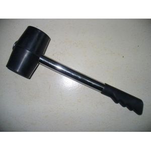 rubber mallet hammer with steel handle