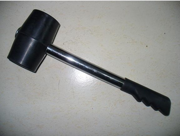 Buy rubber mallet hammer with steel handle at wholesale prices