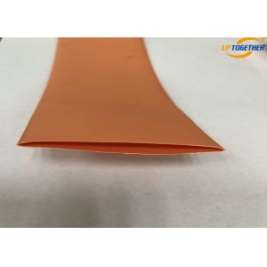 Orange Color Thin Wall Heat Shrink Tubing For New Energy Car PE Material