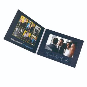 High Resolution Lcd Screen Video Brochure 7 Inch With Custom Branding