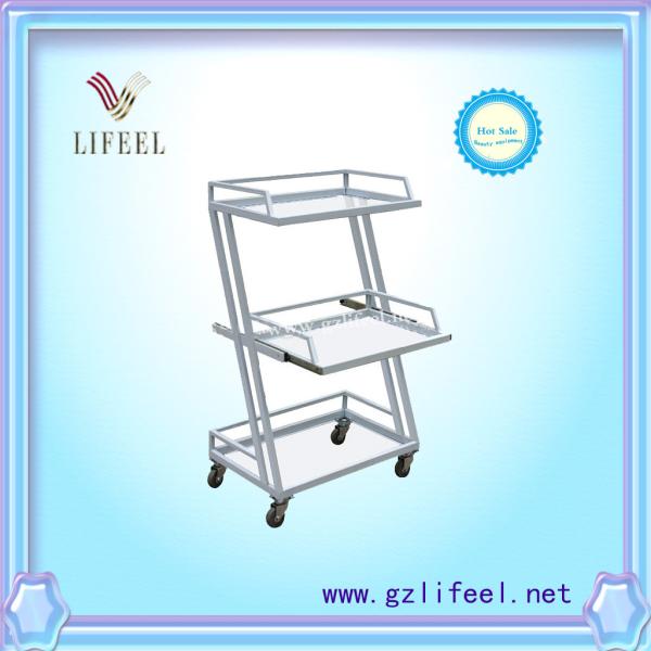 Buy fashional beauty salon furniture hair salon trolley white at wholesale prices