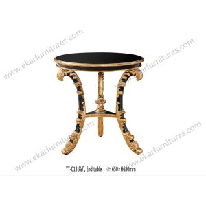 See larger image 2015 New Design Antique Carven wood 3 leg corner table TT-013