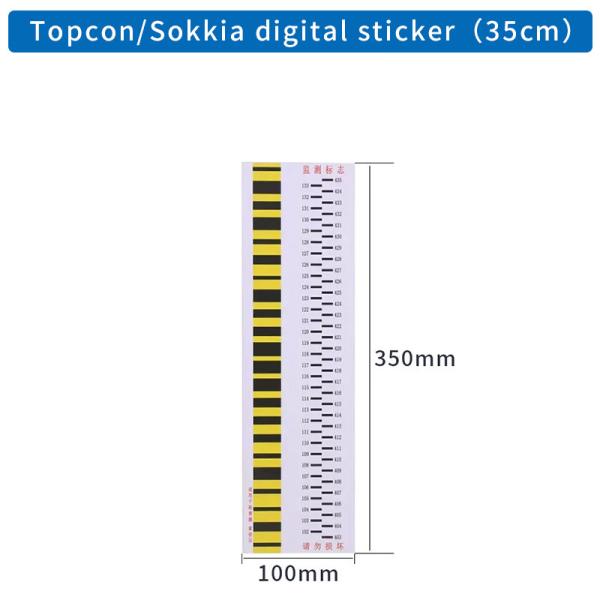 5PCS SETTLEMENT OBSERVATION BAR CODE STICKER FOR LEI-CA SOKK IA TRIMBLE FOIF DIGITAL LEVEL SURVEYING