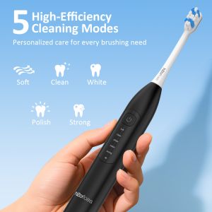 Electric Toothbrush with Water Flosser, 3 in 1 Teeth Cleaning Kit with 4 Modes