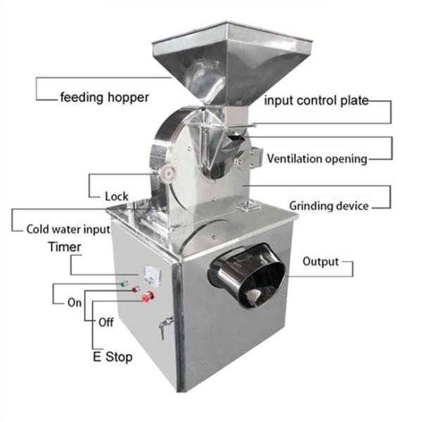 Cassava Flour Masala Industrial Pulverizer Machine Multiuse Electric Pepper