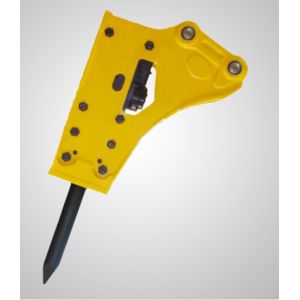 Steel Excavator Jackhammer Attachment Heat Treatment With Powerful Stroke