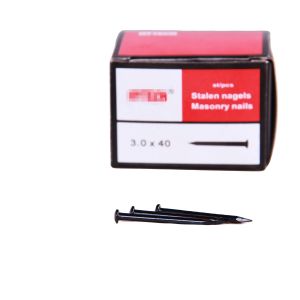 Concrete Hardened Black Steel Nails Heavy Duty Masonry Nails customized