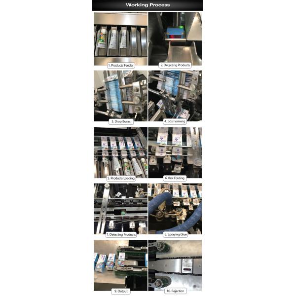 SGS Premade Bag Packing Machine 1000g Box Cartoning Machine