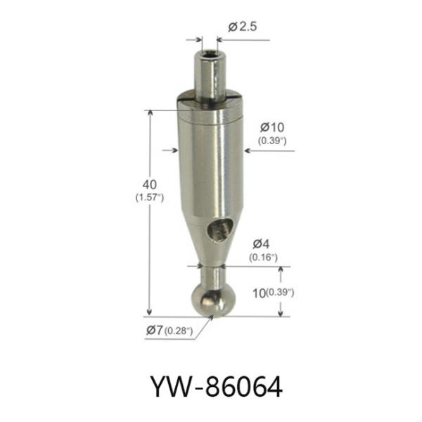 Buy Nickel Brass Cone Aircraft Cable Gripper For 1~2mm Cable YW86064 at wholesale prices
