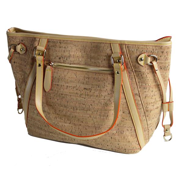 2016 New Fashion Style Women Cork Handbag for Wholesale 16.1''/12.6''*5.9''*11''