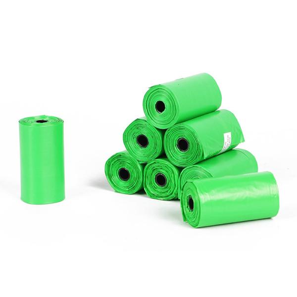 HDPE EPI D2W Eco Friendly Dog Waste Bags Customized Roll Design