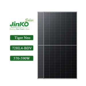 575W Jinko Tiger Neo N-type 72HL4-BDV Bifacial Solar Panels for Solar Energy