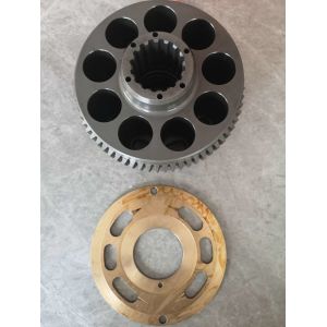 Original excavator spare parts Valve plate and cylinder block M2X120 hydraulic