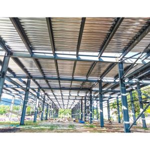 Quality Q355 Galvanized Metal Frame Steel Structure Building For Logistics Center for sale