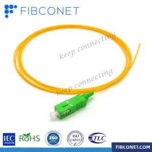 Low IL SC APC/UPC SM/MM simplex singlemode indoor Fiber optic pigtail Customize