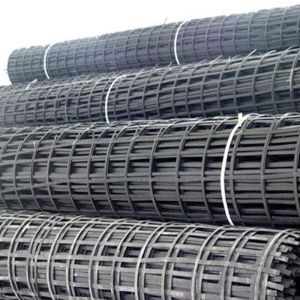 High Tenslie Strength Biaxial Welding Steel Plastic Composite Earthwork Geogrid