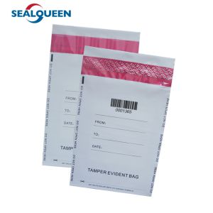 Opaque Packing Tamper Evident Security Bags Custom Plastic Self Seal