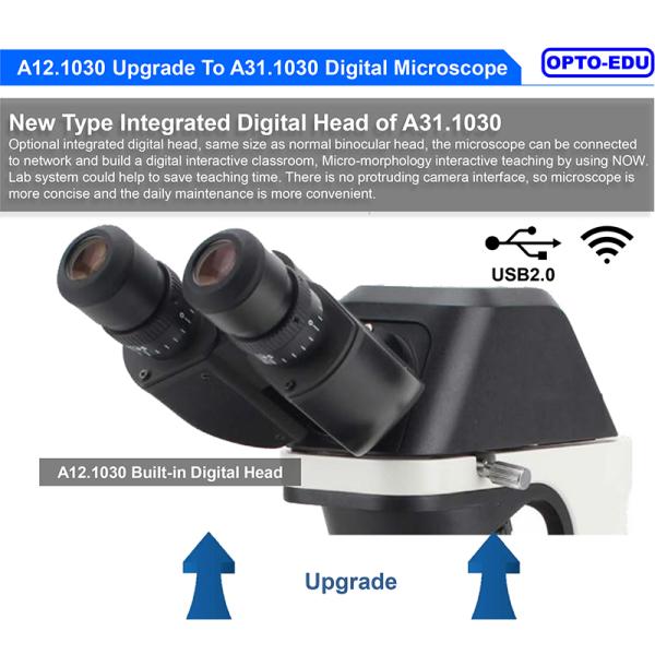 A12.1030-B Laboratory Binocular Compound Light Microscope 100x