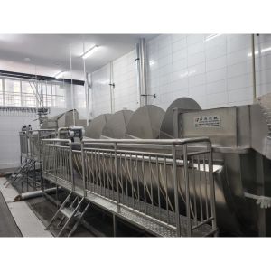 Stainless Steel Slaughter Processing Line 500bph 10000bph Chicken Abattoir