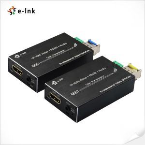 Mini 4K HDMI Fiber Extender with RS232 & External Audio