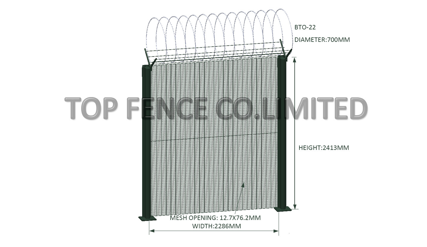 3D wire mesh fence panels