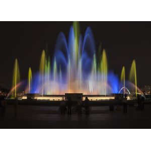 China Digital Controlled Programmable Water Fountain With Lights CE/RoSH Certificated on sale