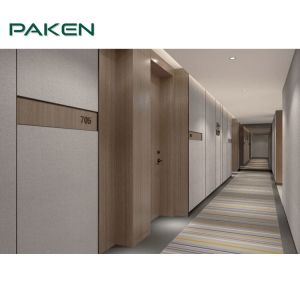 Laminated E1 Grade Board Hotel Fixed Furniture Solid Wood