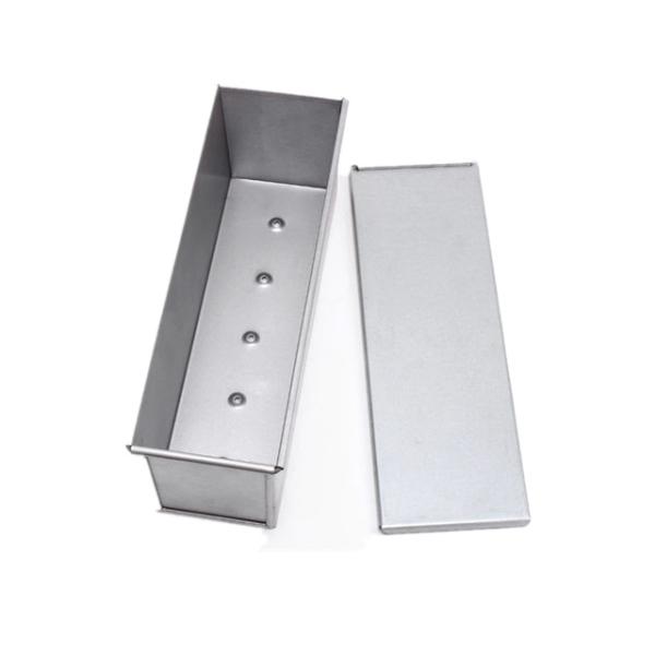 RK Bakeware China Foodservice NSF Aluminum Loaf Pans Corrugated Pullman Loaf Pan Bread Pan With Lid