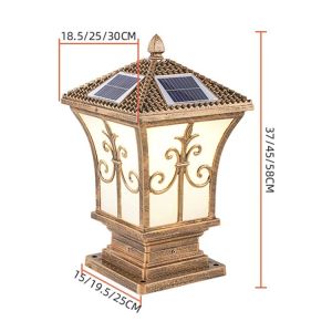 Outdoor 6500K 2W 3W 4W Waterproof Solar Garden Lamp