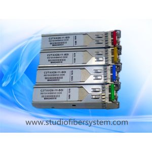Quality Dual 20KM 1260~1610 CWDM 3G SDI Video SFP Optical Transceiver module for sale