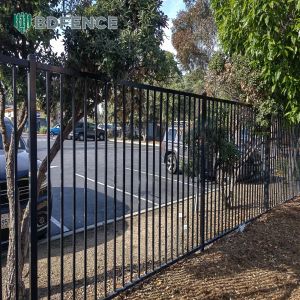 Theft-Deterrent Tubular Steel Fence For Enhanced Safety