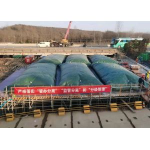 Bridge Flexible Pressurized Water Tank System Replacing Traditional Sandbags