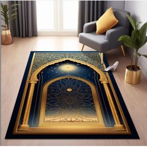 National Special Arabic Printed Worship Mat National Style Prayer Floor Carpet