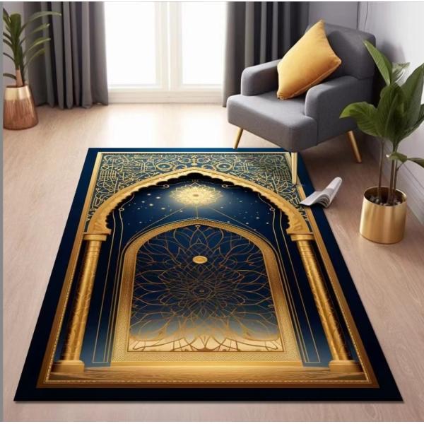 National Special Arabic Printed Worship Mat National Style Prayer Floor Carpet