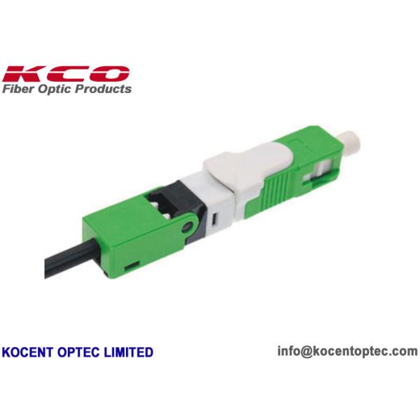 0.2dB Insertion Loss 55dB Return Loss 3D Pass Fiber Optic Fast Connector for