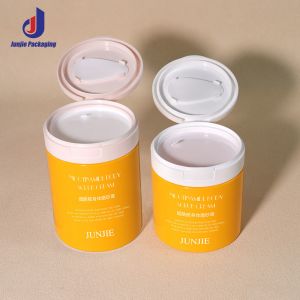 Plastic Pet Cosmetic Cream Jars Pots Containers 250ml-700ml Plastic Jars with