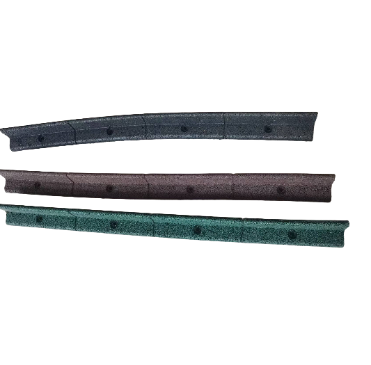 Recycled Rubber Landscape Edging 1200x100mm Black
