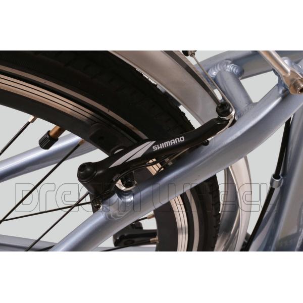 25km/H Ladies Electric Town Bike 36V 250W BAFANG Rear Motor