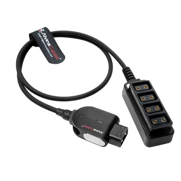 Alvin's Cables Smart D-tap Splitter Cable, Smart Dtap Male to 4 Port Dtap Female