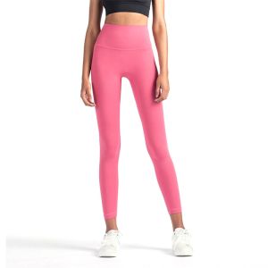 Colourful High Waisted Seamless Gym Leggings Snagging Resistance
