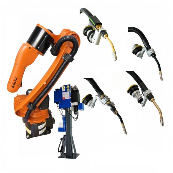 Buy Robotic Welding Equipment Kuka Arc Welding Robot Welding Torch Cleaning Station MIG Air Water Cooled Welding Torch at wholesale prices