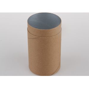 Brown High Grade Paper Cans Packaging Empty Kraft Paper Cylinder Containers For