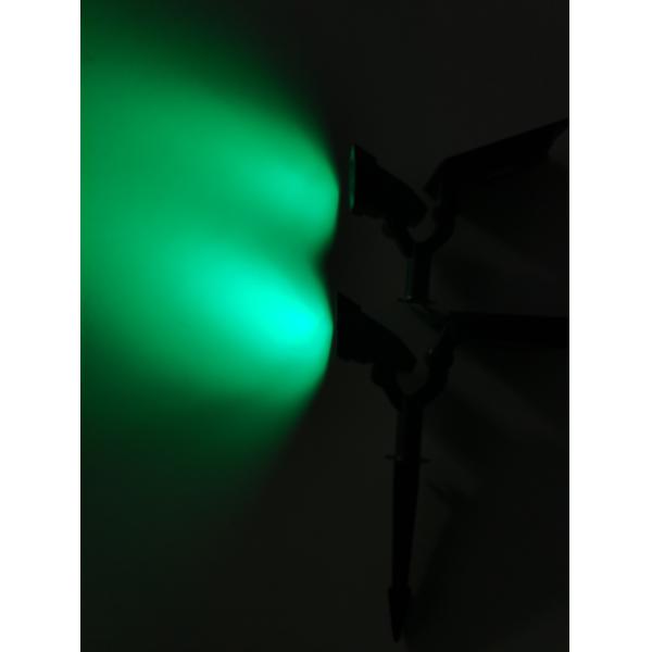 RGB rechargeable solar wall light waterproof light