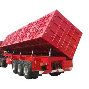 Quality 3-Axles Tipping Coal Mine Transportation Semi Trailer Engineered For Efficient Transportation Unloading Of Sand Coal for sale