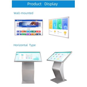 49 Inch Exhibition Hall Interactive Self Service Kiosk Vertical Touch Screen