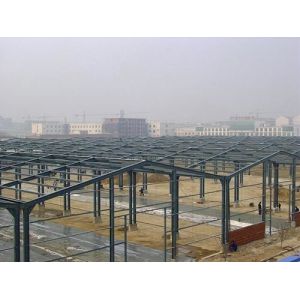 Q345B Standard H Type Workshop Steel Structure / Building Steel Frame