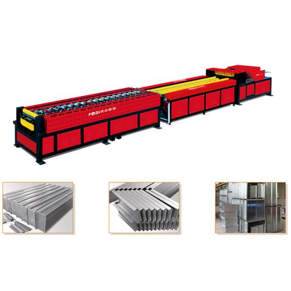 Buy VCD Fire Damper Steel Framing Machine With Adjustable Frame Width at wholesale prices