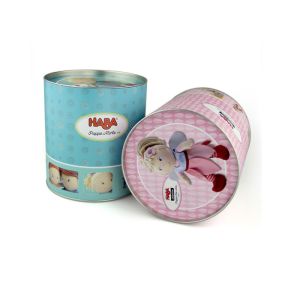 Carton Design Paper Tube Paper Composite Cans With Movable Tinplate Lid
