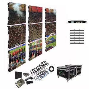 China Stadium Advertising Rental LED Screen Wall with Aluminum Cabinet and High Pixel Density on sale